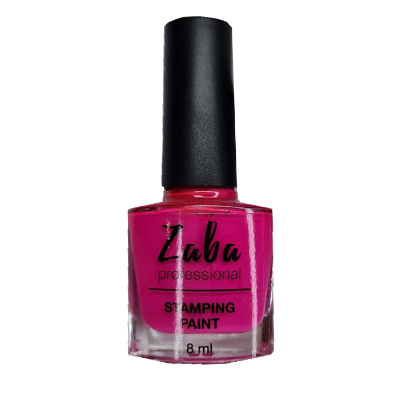Фарба для стемпінгу з липким шаром біла, 8мл