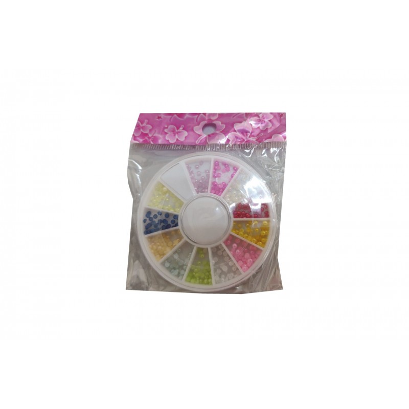 Декор "Перлини" різнокольорові в упаковці