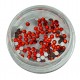 Червоні стрази для манікюру SS6, 100шт