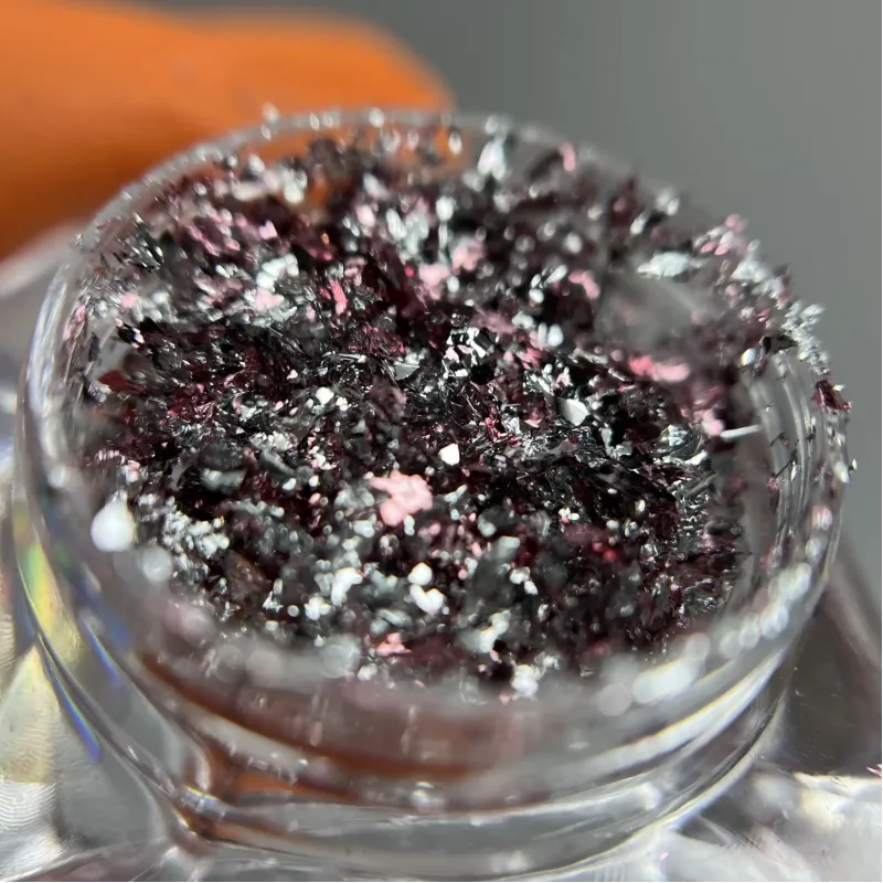 Втірка для нігтів срібна, колір 003-2