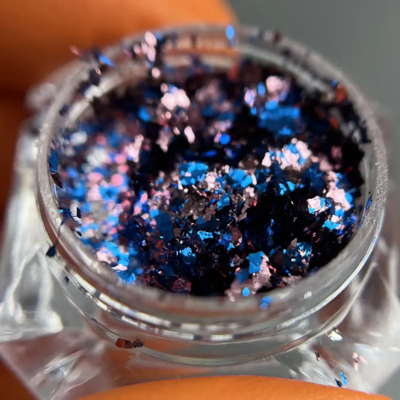 Синя втірка для нігтів, колір А002-3