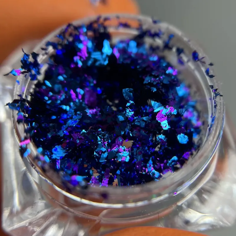 Темно-синя втірка для манікюру, колір 008-2