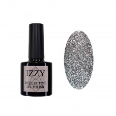 Світловідбивний гель-лак для манікюру срібний IZZY Reflect 01, 10мл
