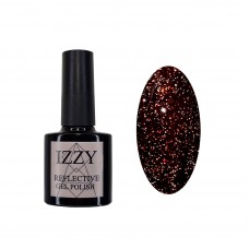 Світловідбивний гель-лак для манікюру червоний IZZY Reflect 05, 10мл