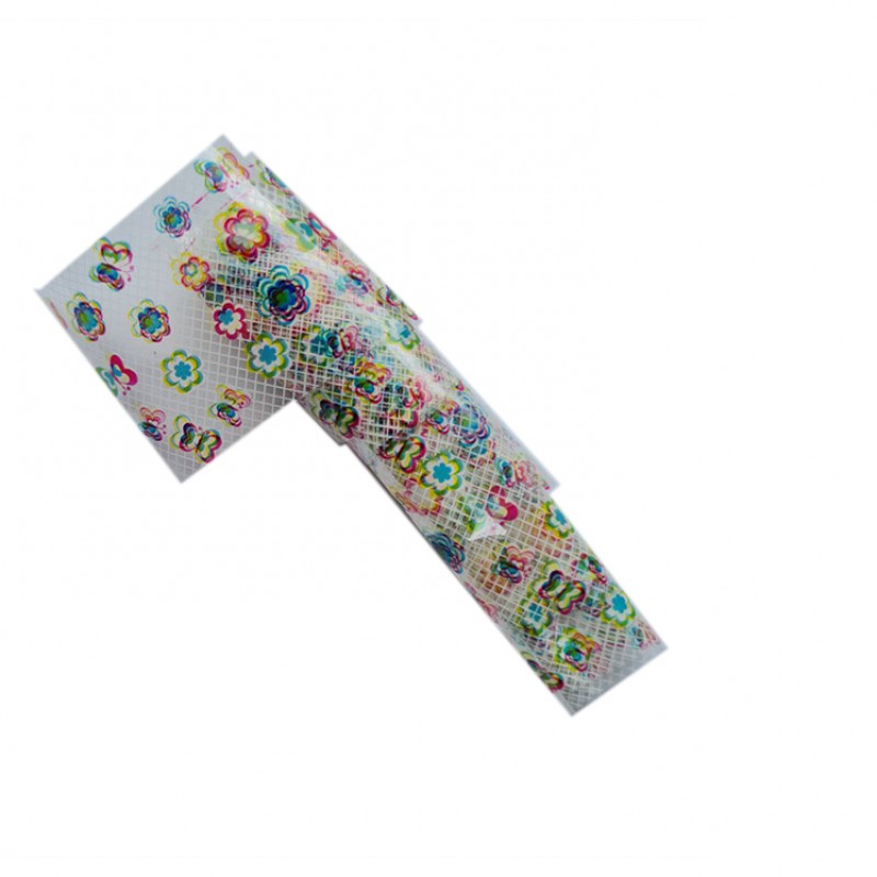 Відривна фольга для манікюру Квіти №36