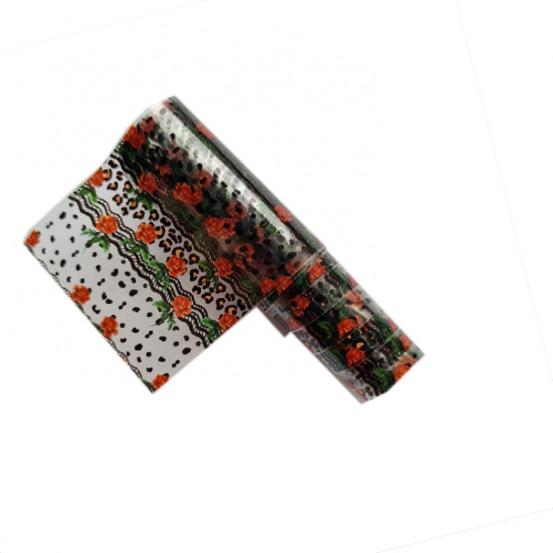 Відривна фольга для манікюру Квіти №41