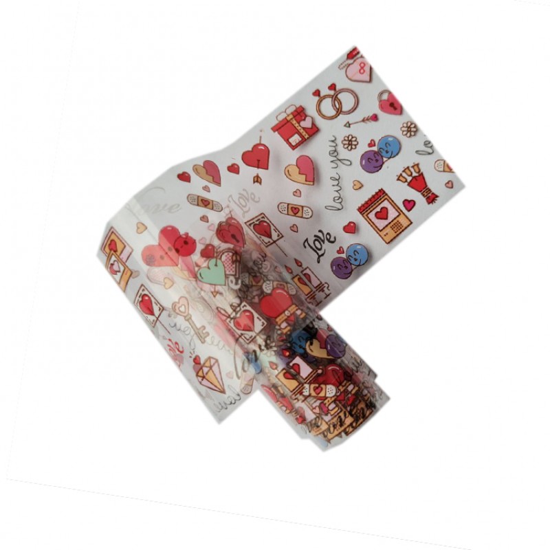 Відривна фольга для манікюру  Д. Закоханих №4