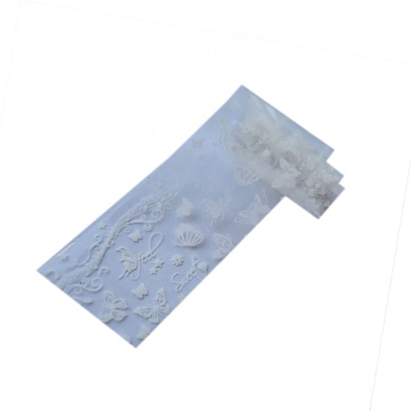 Відривна фольга для манікюру Мереживо №10