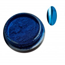 Синя втірка для нігтів "Дзеркальна"